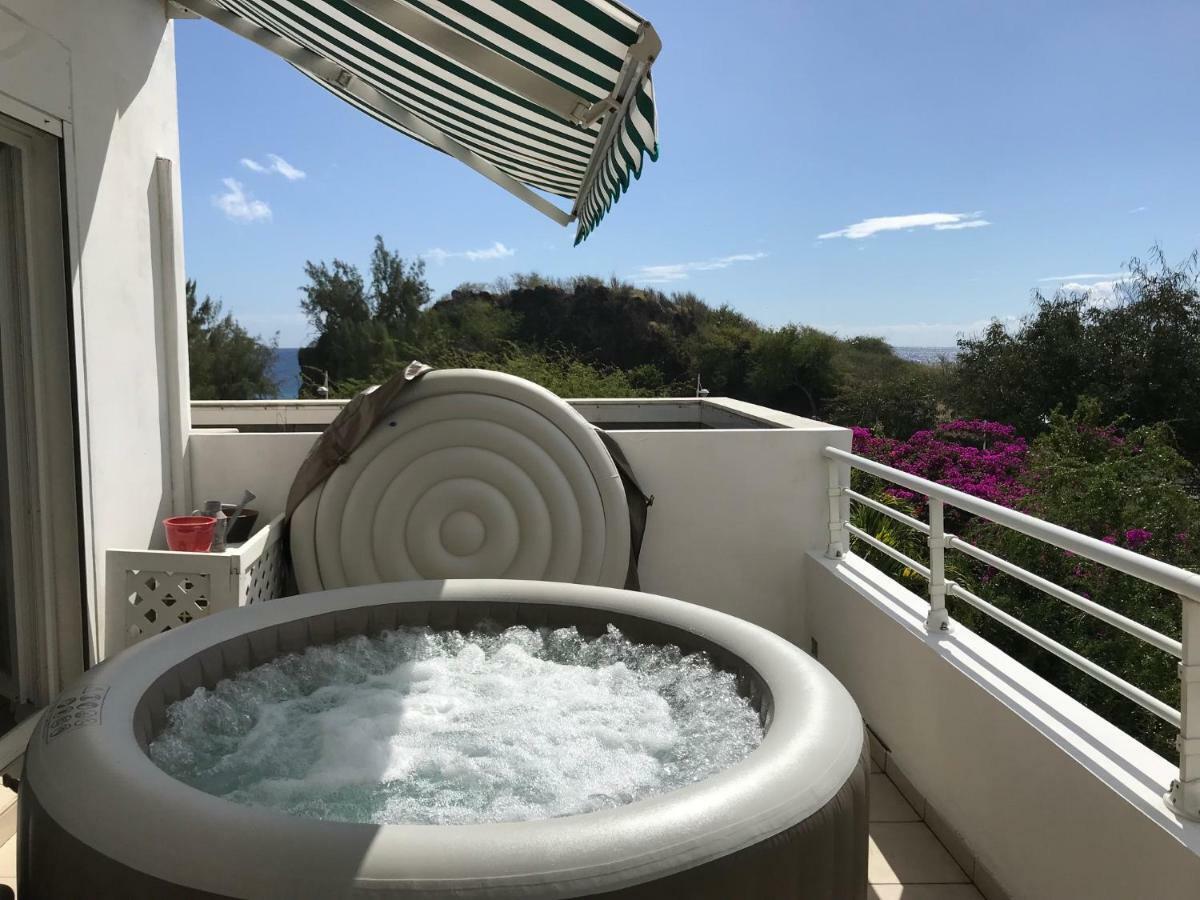 Meuble Homard Avec Jacuzzi Et Vue Mer 생질레방 외부 사진